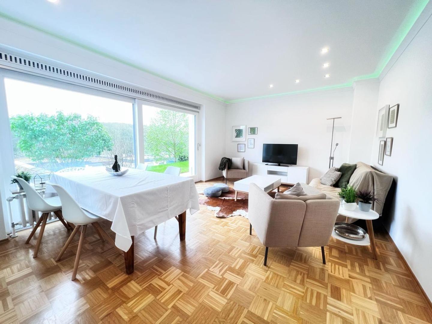 4-Sterne Ferienwohnung Waldblick Schweinfurt Exterior foto