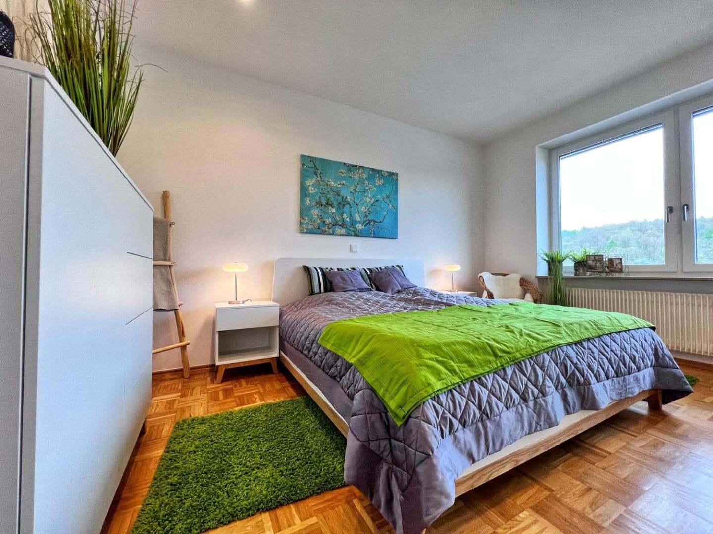 4-Sterne Ferienwohnung Waldblick Schweinfurt Exterior foto